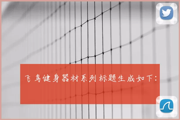 飞鸟健身器材系列标题生成如下: